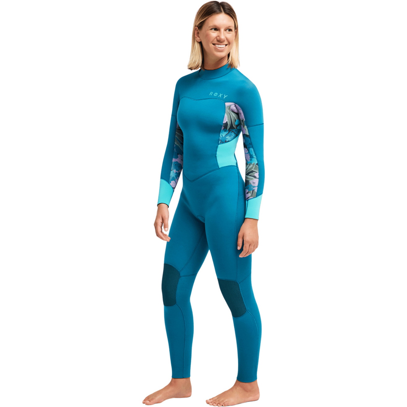 2026 Roxy Womens Swell Natural 4/3mm Back Zip Wetsuit 26BW213512 - Golden Gal
